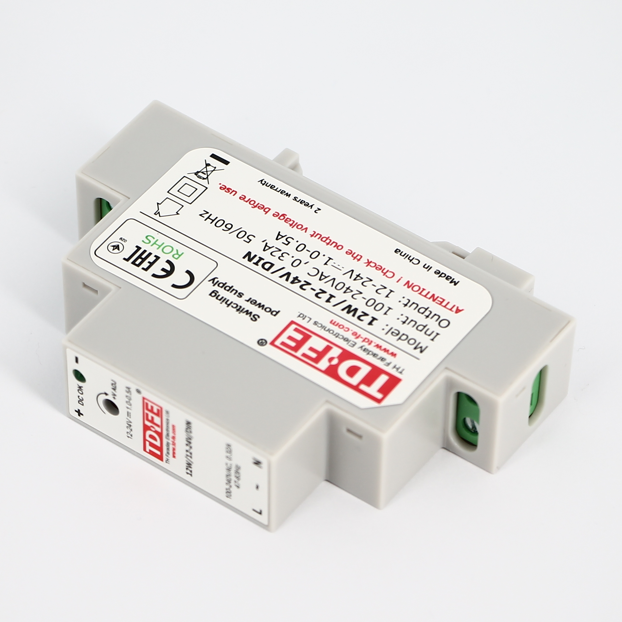 Блок питания 12W/12-24V/DIN