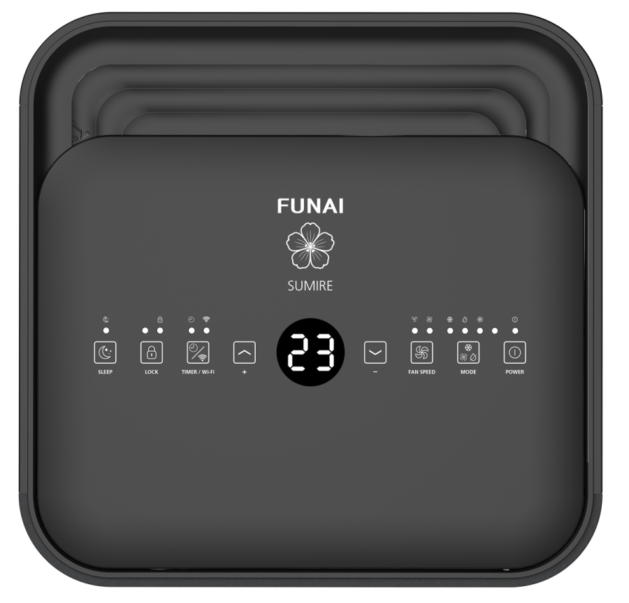Мобильный кондиционер Funai Sumire MAC-SU28CONW2 MAC-SU28CONW2