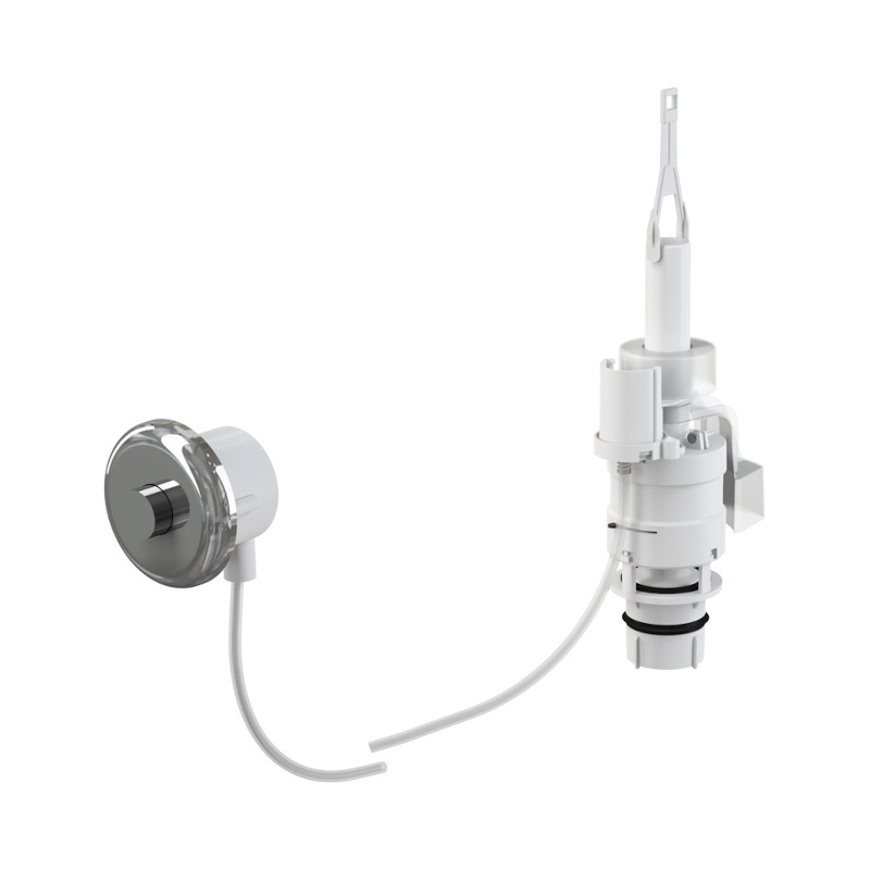 Кнопка смыва Alcaplast пневматическая дистанционная (до 3 м), хром