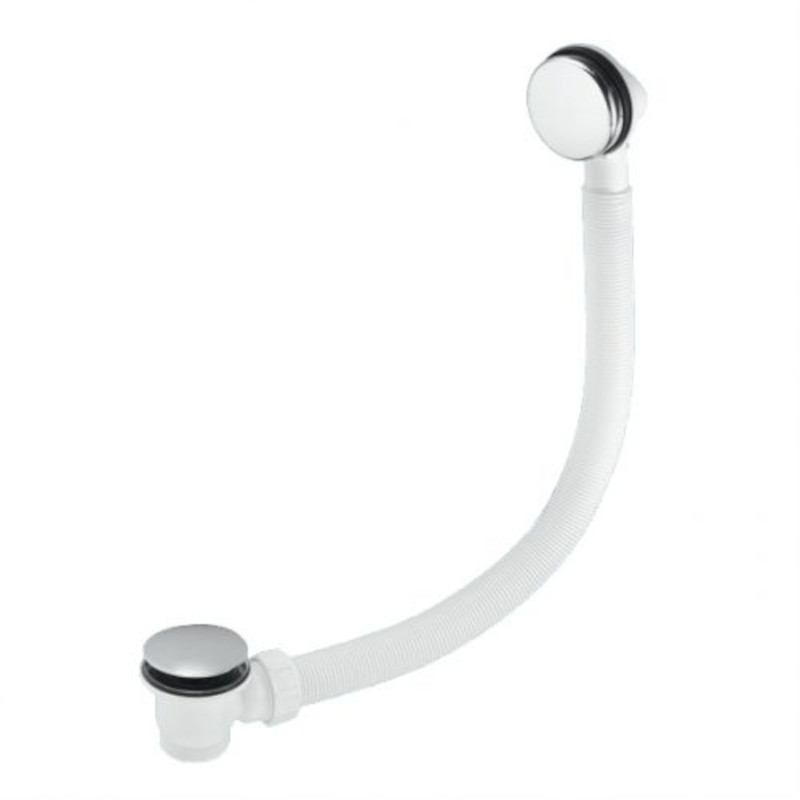 Слив-перелив для ванн/поддонов (L500ммхD34мм, D70мм нержавейка сливная решётка/латунь пробка тип-кн