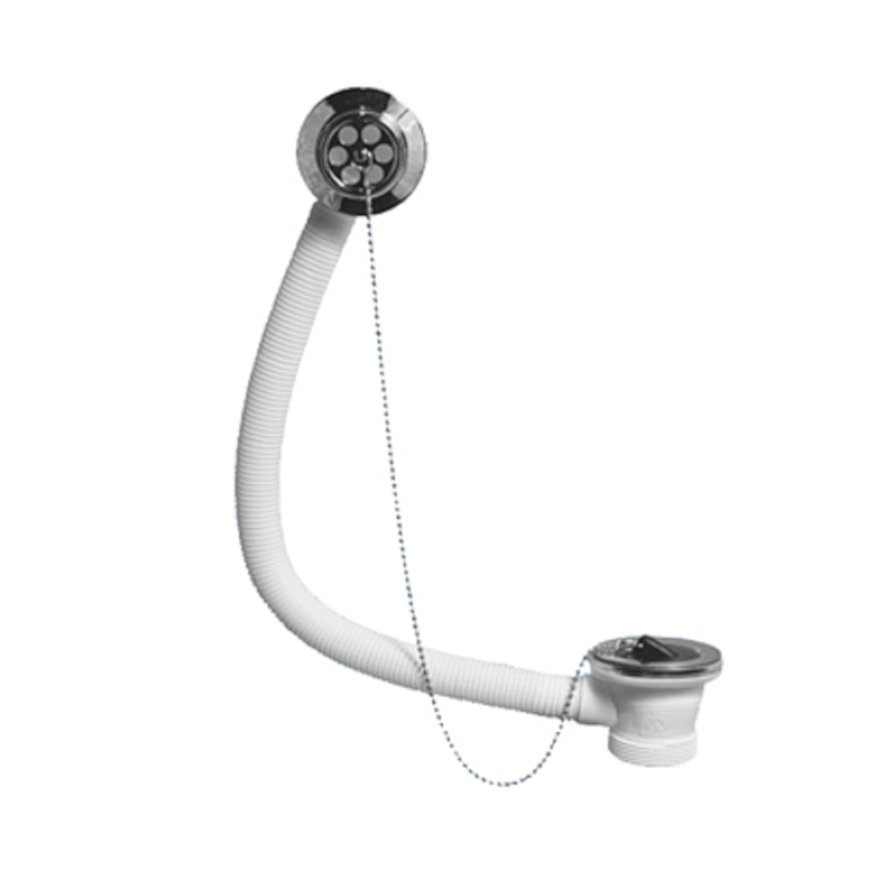 Слив-перелив для ванн и поддонов Orio 457х25 мм решетка 70 мм 507615