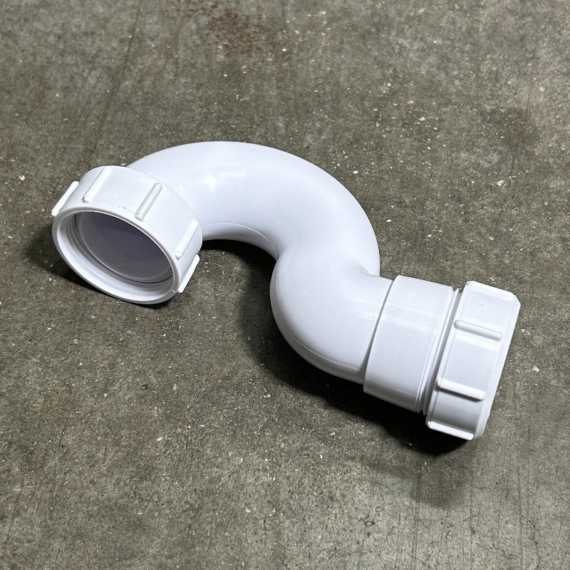 Сифон трубный P-образный 1 1/2 х 40 мм, высота 60 мм, выход 40 мм компрес.