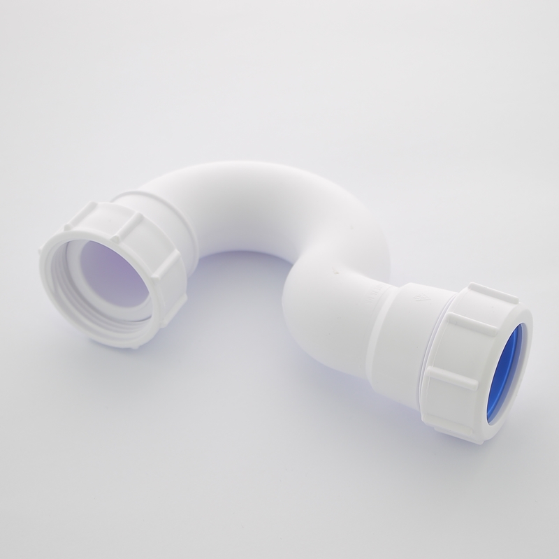 Сифон трубный P-образный 1 1/4 х 32 мм, высота 82 мм, выход 32 мм компрес.