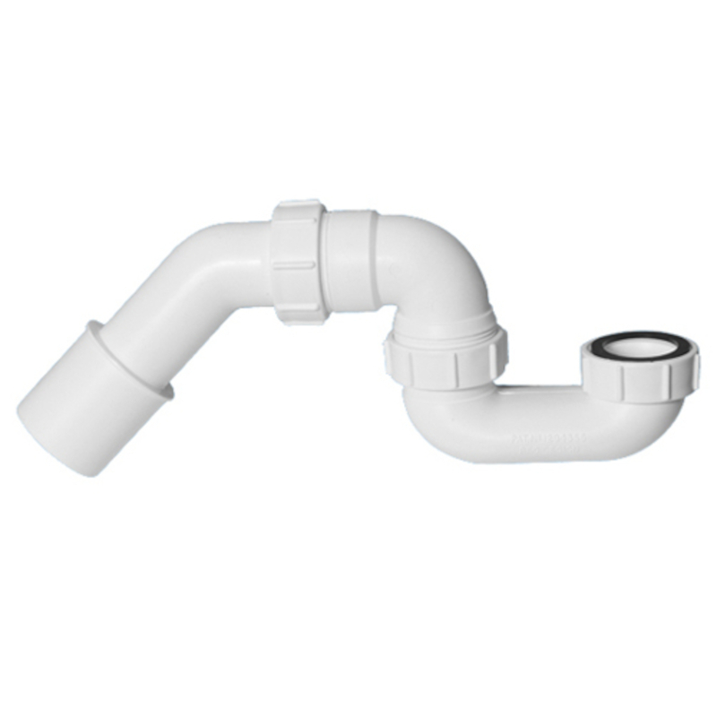 Сифон трубный McAlpine P/S-образный поворотный без выпуска 1 1/2 x 40 мм H52 507569