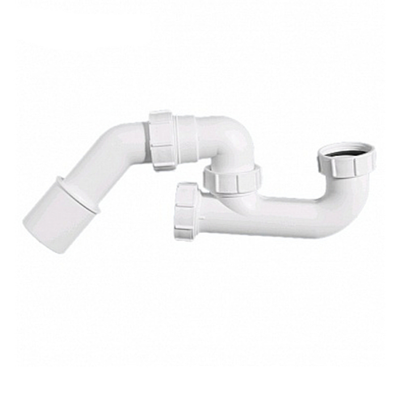 Сифон трубный McAlpine P/S-образный поворотный без выпуска 1 1/2 x 40 мм H75 с ревизией 507570