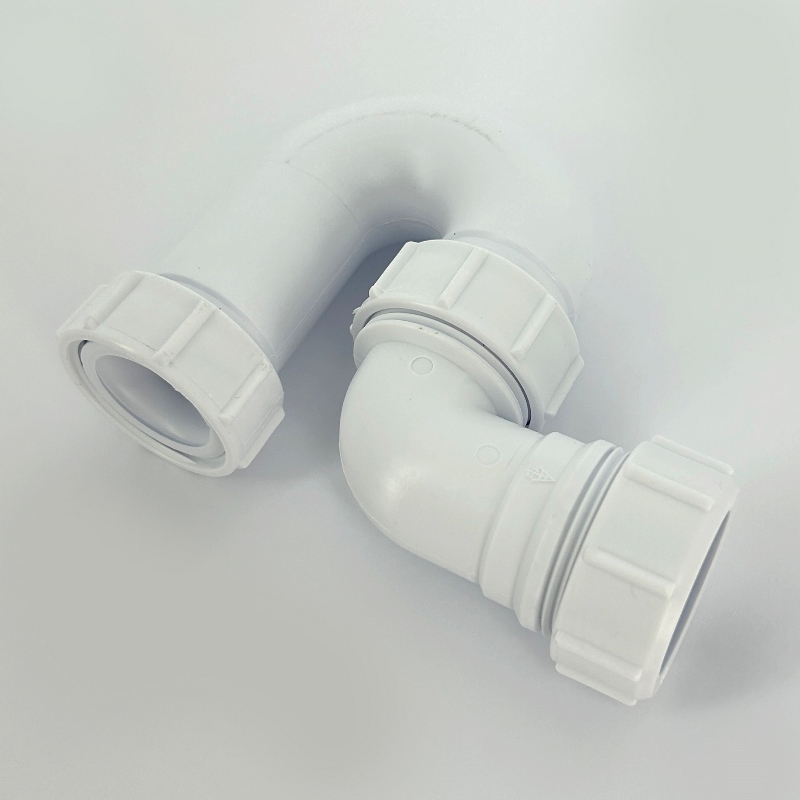 Сифон трубный Р-образный (1 1/4х32мм) без выпуска; высота 120мм; выход компрессионный Ду=32мм