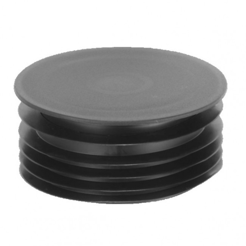 Заглушка транспортировочная ДЖИЛЕКС 110 мм с манжетой черная 506094