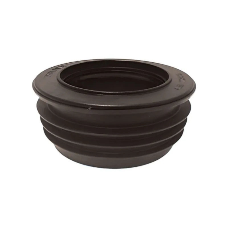 Переходник канализационный внутренний McAlpine 110 x 75 мм с манжетой черный 507052