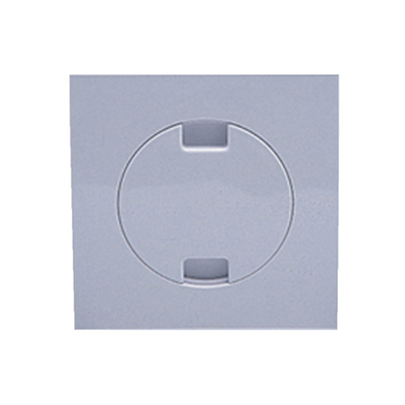 Насадка сливная (L150ммх150мм, пластик) с декоративной заглушкой и решёткой; цвет-белый. Для изделий