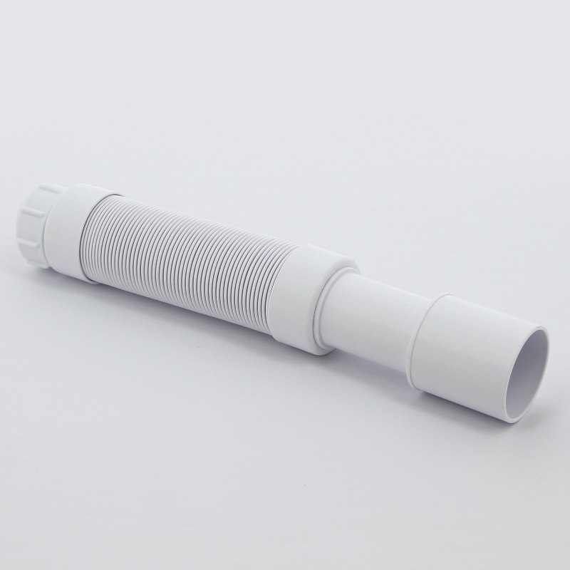 Труба гофрированная L=290-500 х 50 мм, вход 1 1/4, выход 40/50 мм