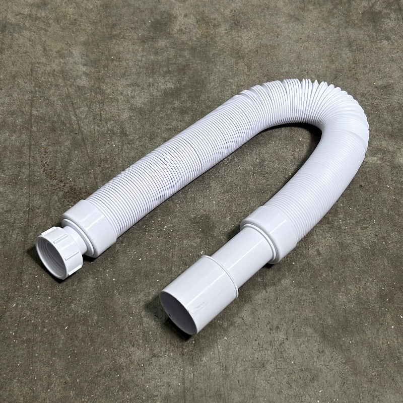 Труба гофрированная L=600-1500 мм, D=50 мм, вход 1 1/4, выход 40/50 мм