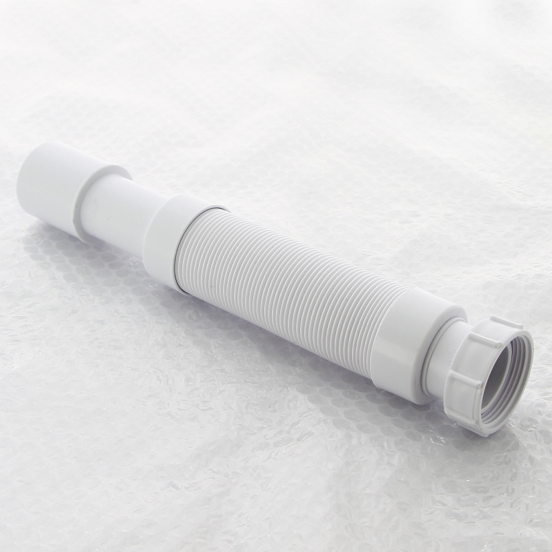 Труба гофрированная L=290-500 х 50 мм, вход 1 1/2, выход 40/50 мм