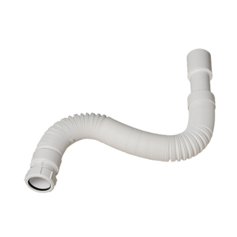 Труба гофрированная раздвижная (L550-1500мм, D50мм); вход компрессионный Ду=40мм, выход Дн=40/50мм