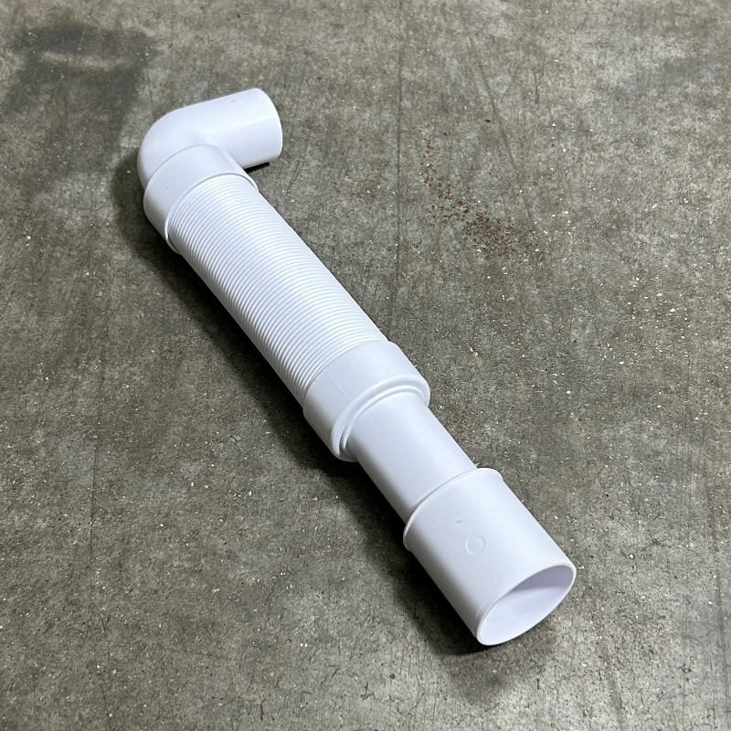 Труба гофрированная угловая 90° Ани Пласт 40 x 40/50 мм 350-600 мм K406