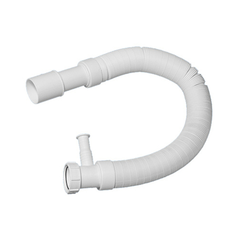 Труба гофрированная раздвижная (L750-2000мм, D50мм) с адаптером для слива бытовой техники; вход 1 1/