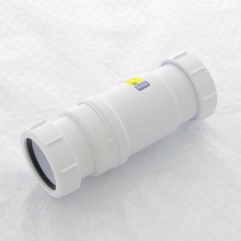 Клапан самозакрывающийся сливной (сухой сифон), вход 50 мм, выход 50 мм, компрес., пакет