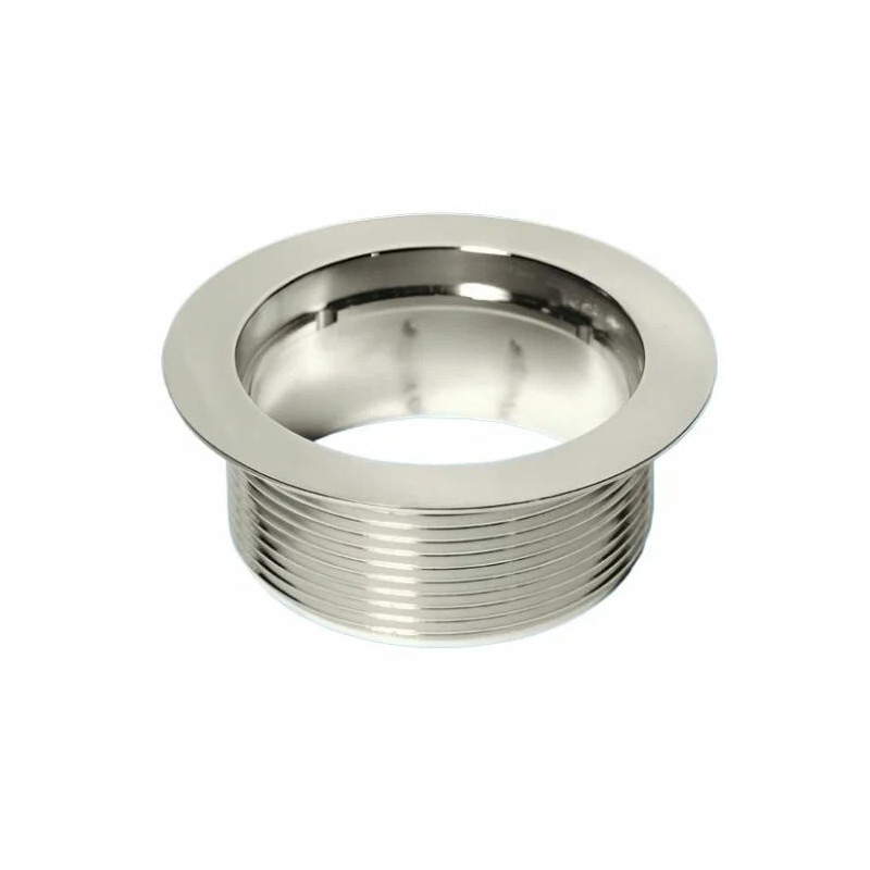 Выпуск (H43мм, D110мм) латунный без перелива/решётки/пробки; цвет-хром. Для изделий серии MRS4!