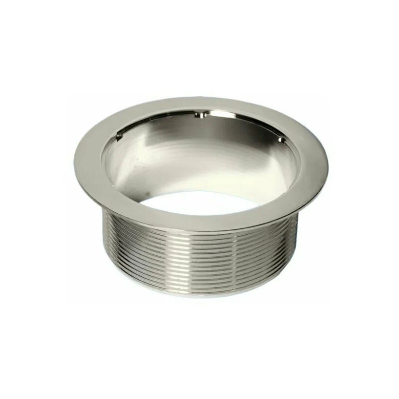 Выпуск (H43мм, D110мм) латунный без перелива/решётки/пробки; цвет-хром. Подходит для сифона под подд