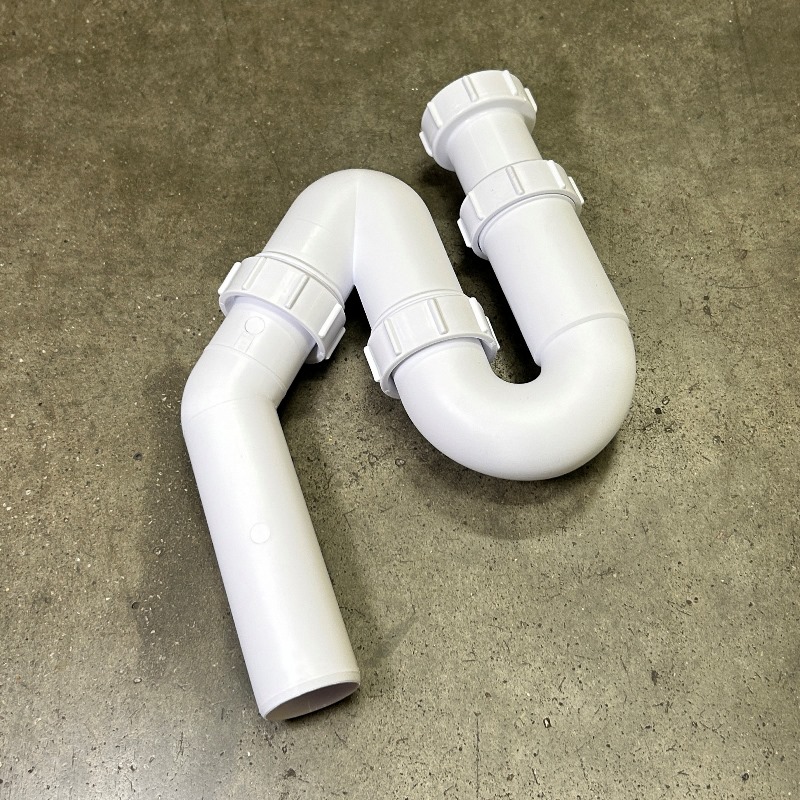 Сифон трубный 1 1/2х40 мм P/S-образный без выпуска