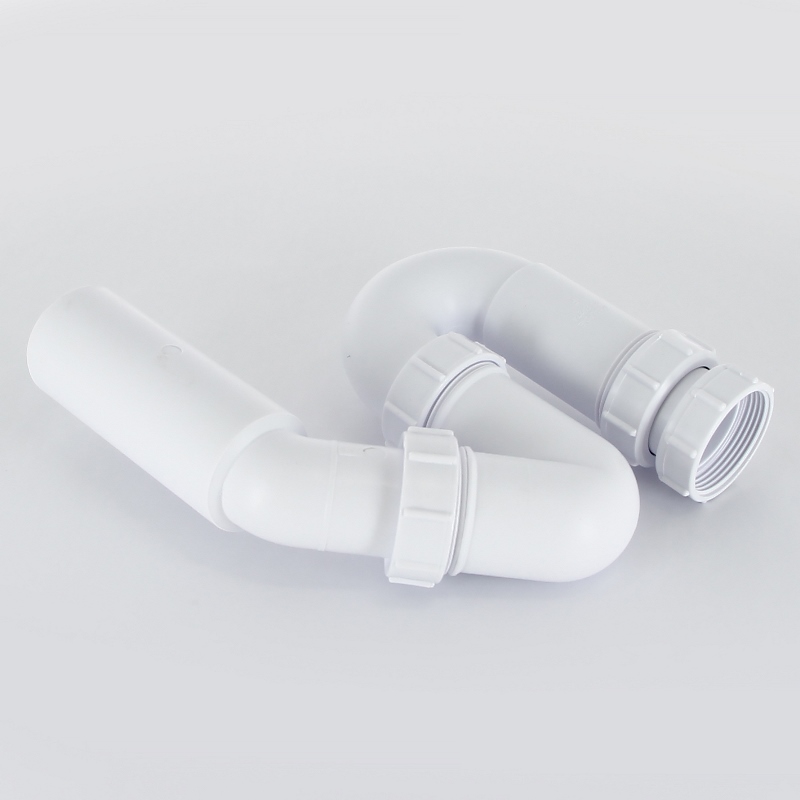 Сифон трубный 1 1/2 х 40 мм без вып. с отв. трубой 40/50 мм, выход 40/50 мм