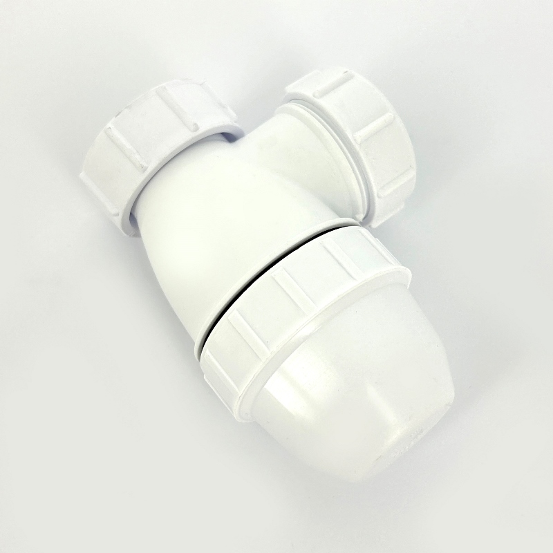 Сифон бутылочный 1 1/2 x 40 мм без вып., не регулир. по высоте, выход 40 мм компрес.