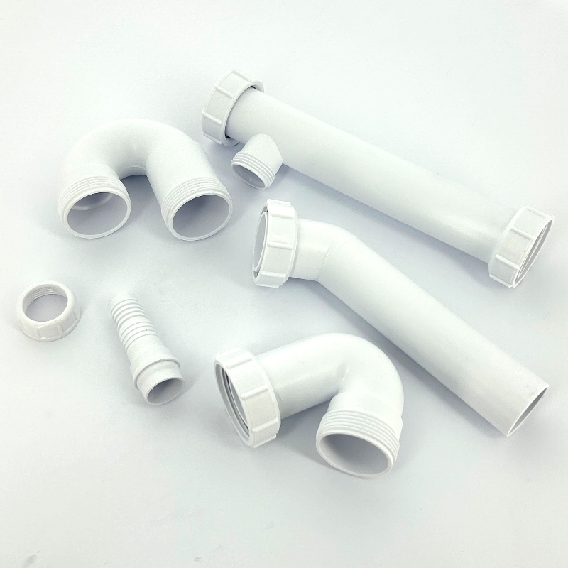 Сифон трубный P/S-образный 1 1/2 х 40 мм без выпуска с адапт. для слива быт. тех., выход 40 мм