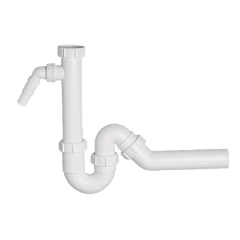 Сифон трубный McAlpine P/S-образный 1 1/2 x 40 мм с адаптером для бытовой техники MRSK15-V