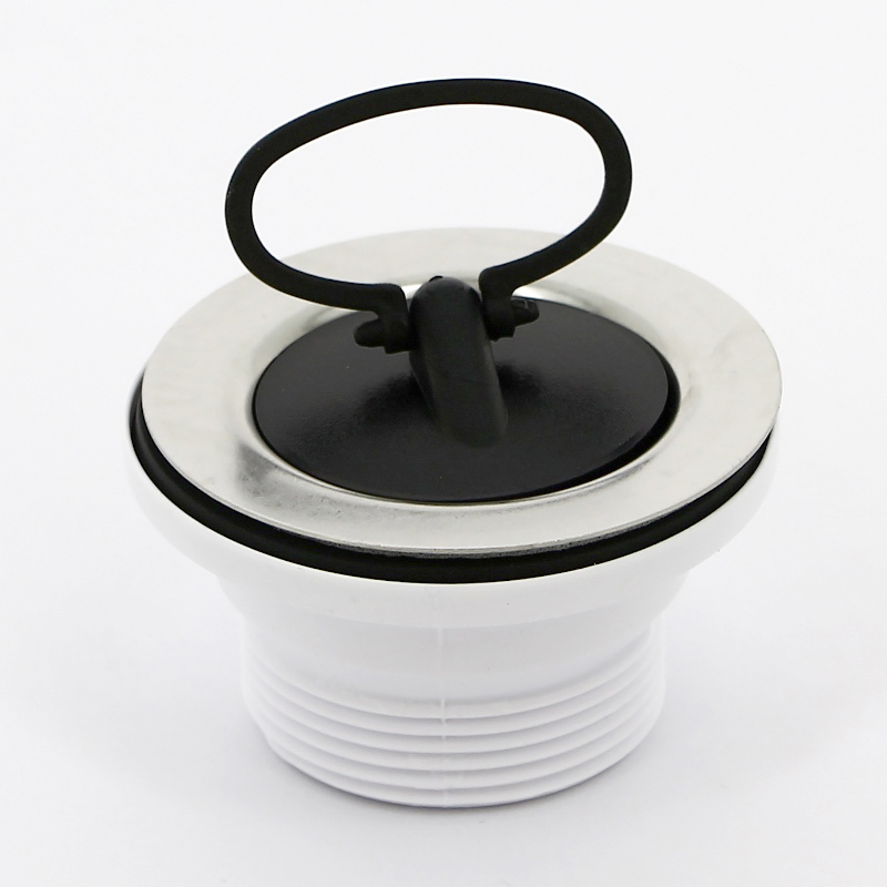 Выпуск 70 мм нерж. решетка с пробкой, выход 1 1/2