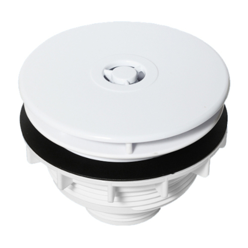 Выпуск (H62мм, D113мм сливная решётка/грибок-дизайн Мерседес) с фильтрующей сеткой и контргайкой;