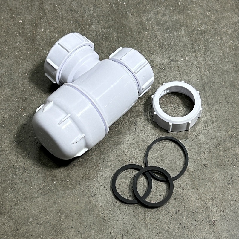 Сифон бутылочный 1 1/4 x 32 мм без выпуска выход компрессионный Ду=40мм