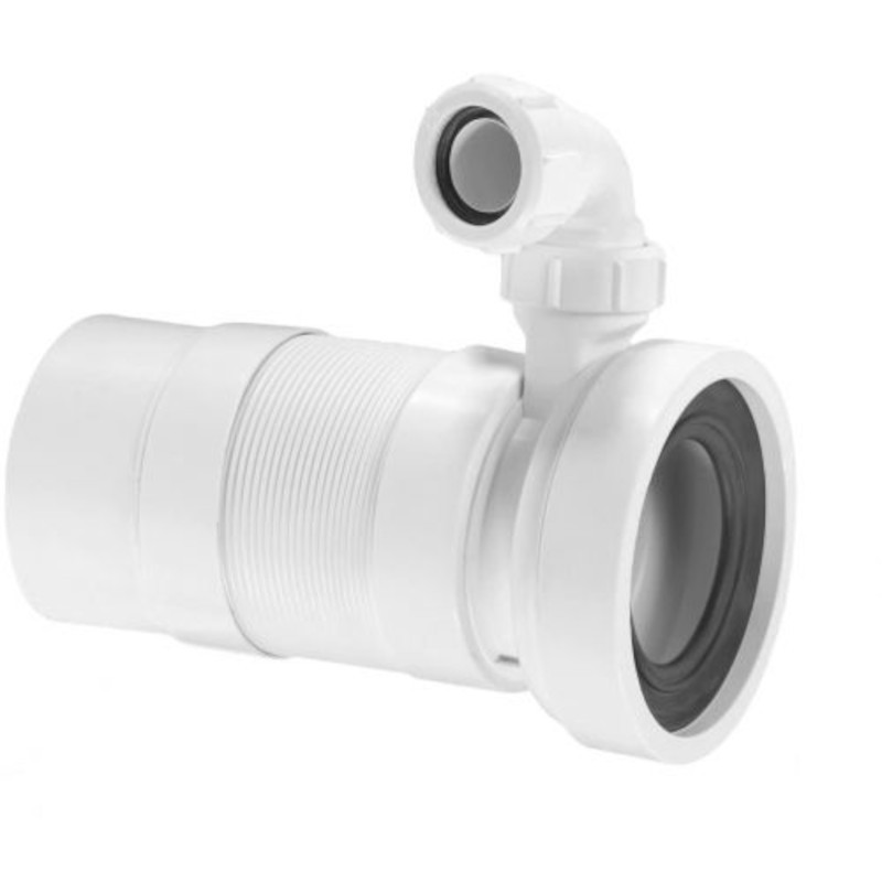 Труба фановая McAlpine гофрированная 330-800 мм с отводом 40 мм 110 мм WC-F23R