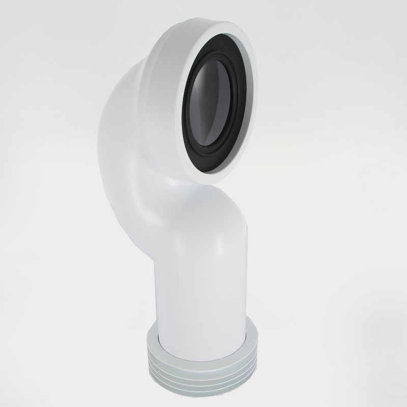 Труба фановая McAlpine угловая 90° L=285 мм с манжетой 97-107/110 мм 508990