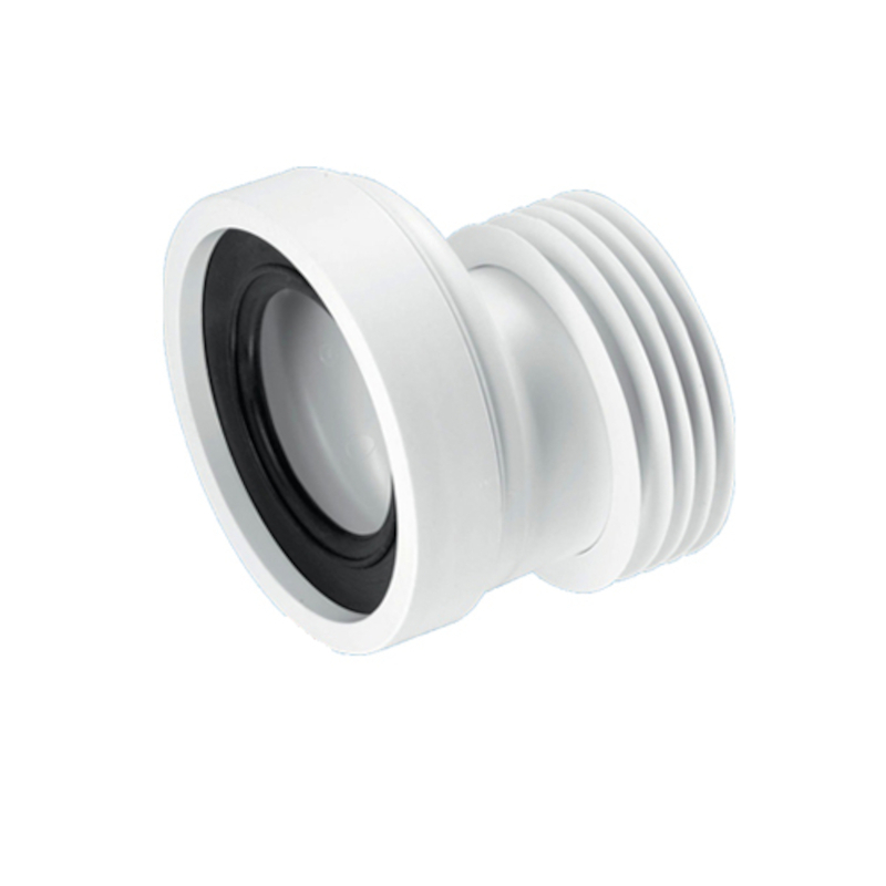 Фановая труба (L95мм) с 15мм смещением; вход Ду=97-107мм, выход манжета Дн=110мм