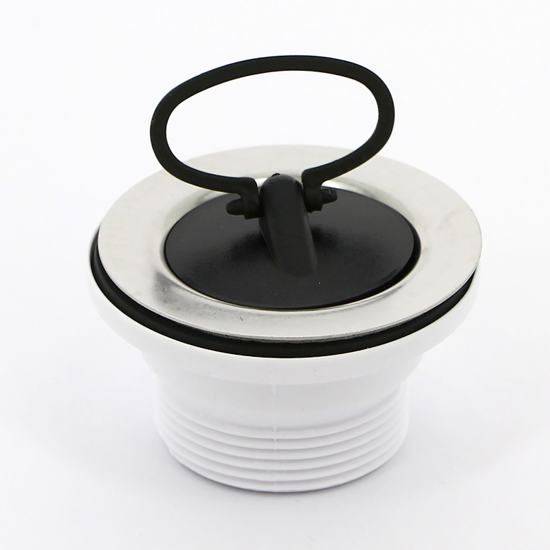 Выпуск 60 мм нерж. решетка с пробкой, выход 1 1/4