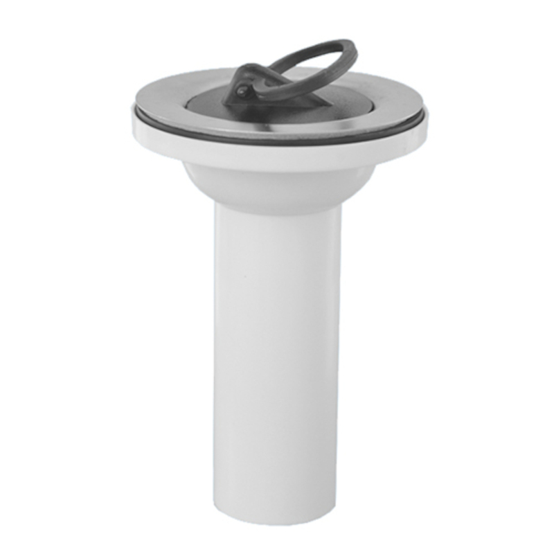 Выпуск 70 мм нерж. решетка с пробкой, выход 32 мм