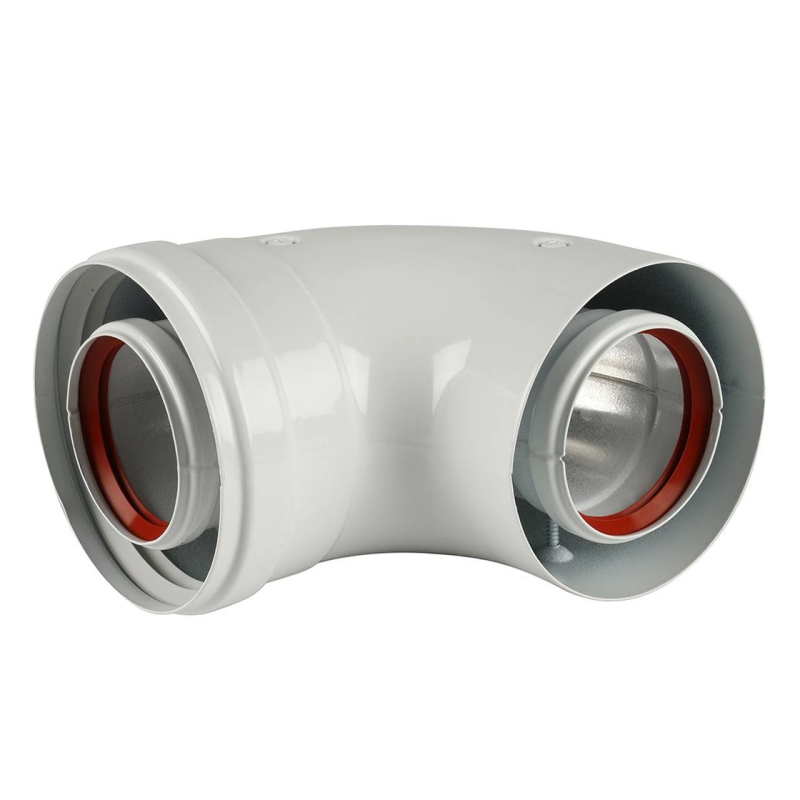 Коаксиальный отвод 90' для всех котлов BAXI кроме ECO Classic / ECO Nova, диам. 60/100 мм