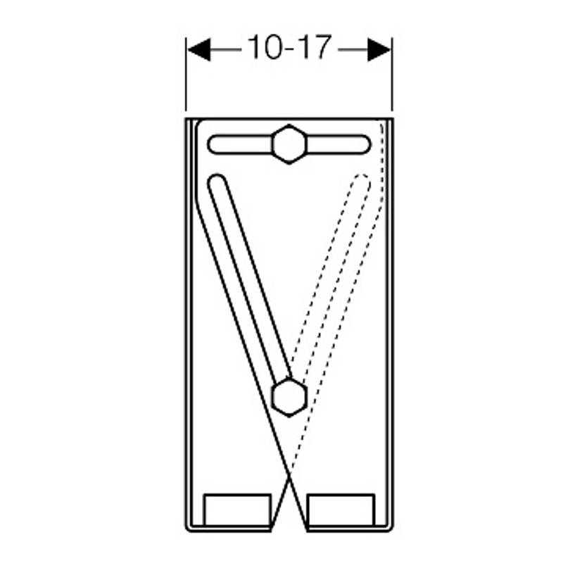 Набор монтажный Geberit GIS для свободностоящей перегородки 461.660.00.1