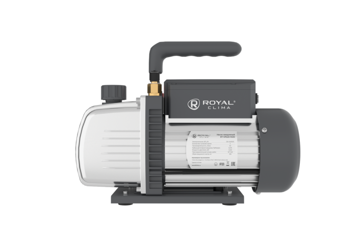 Насос вакуумный ROYAL CLIMA RT-VP220-R410 2-ступенчатый 60 л/мин RT-VP220-R410