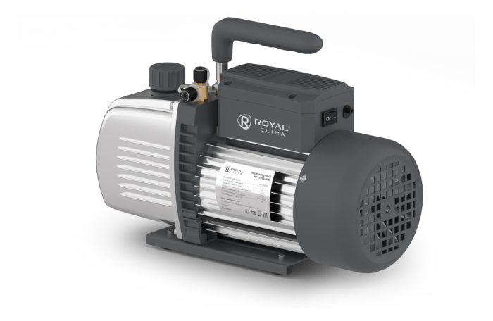 Насос вакуумный ROYAL CLIMA RT-VP240-R410 2-ступенчатый 120 л/мин RT-VP240-R410
