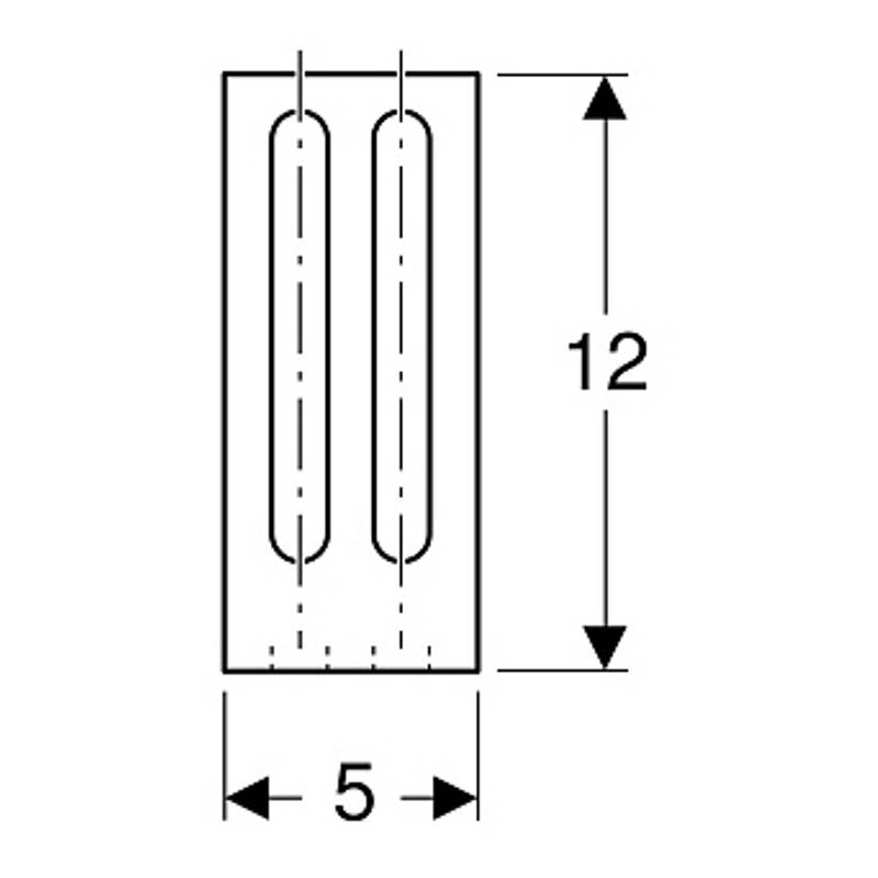 Кронштейн Geberit GIS монтажный длинный 461.140.00.1