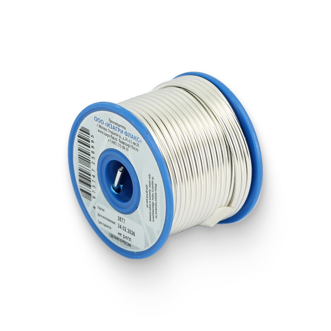 Припой мягкий Sn97Cu3 2 мм на шпуле, 250 г