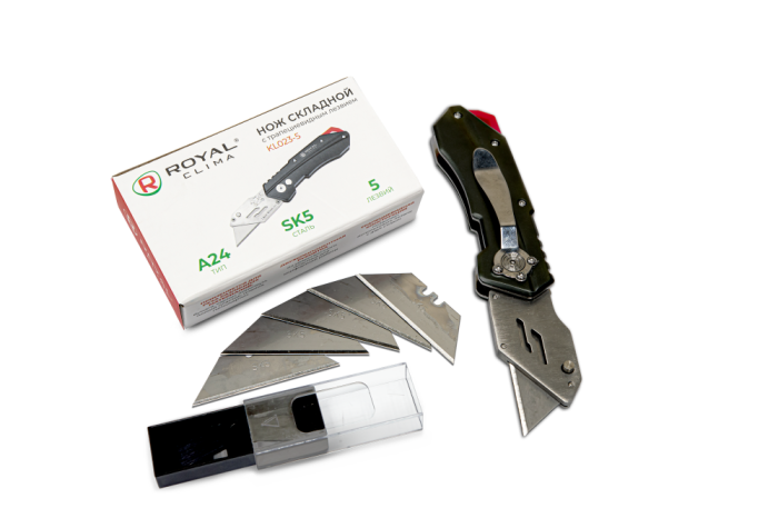 Нож монтажный складной Royal Clima KL023-5