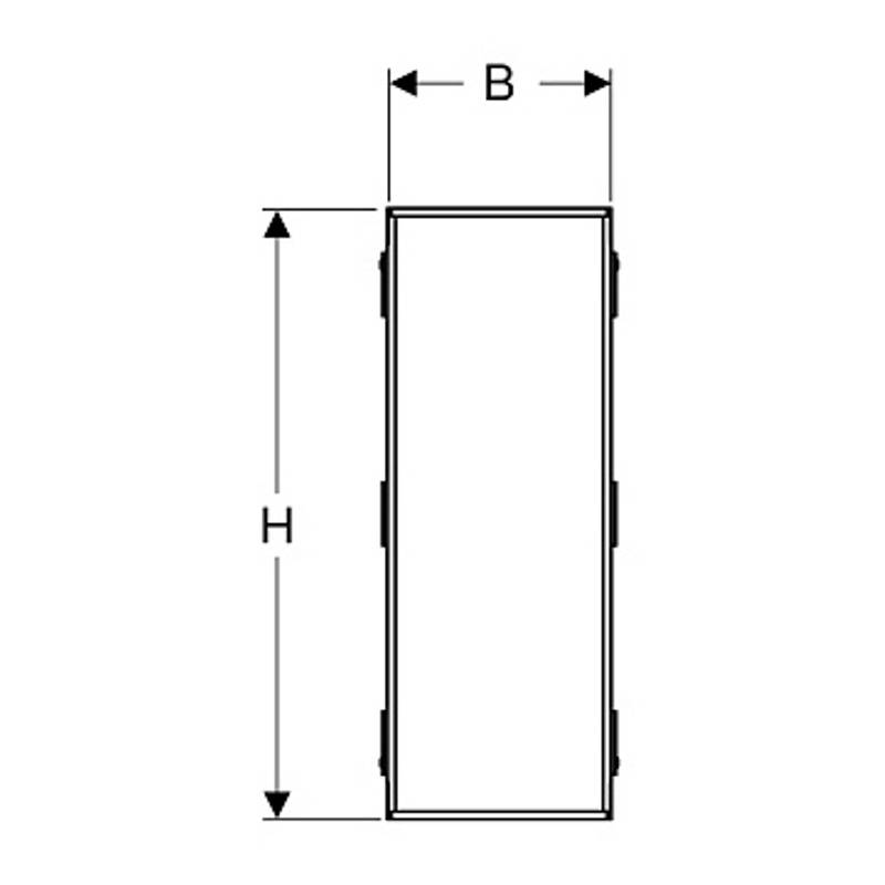 Монтажный элемент Geberit GIS для коробки хранения в нише 28х16х77 см 461.790.00.1