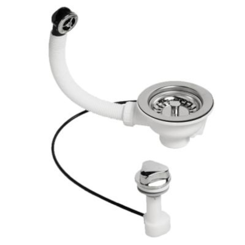 Слив-перелив для мойки McAlpine MRW11-35 круглое отверстие решетка 113 мм MRW11-35