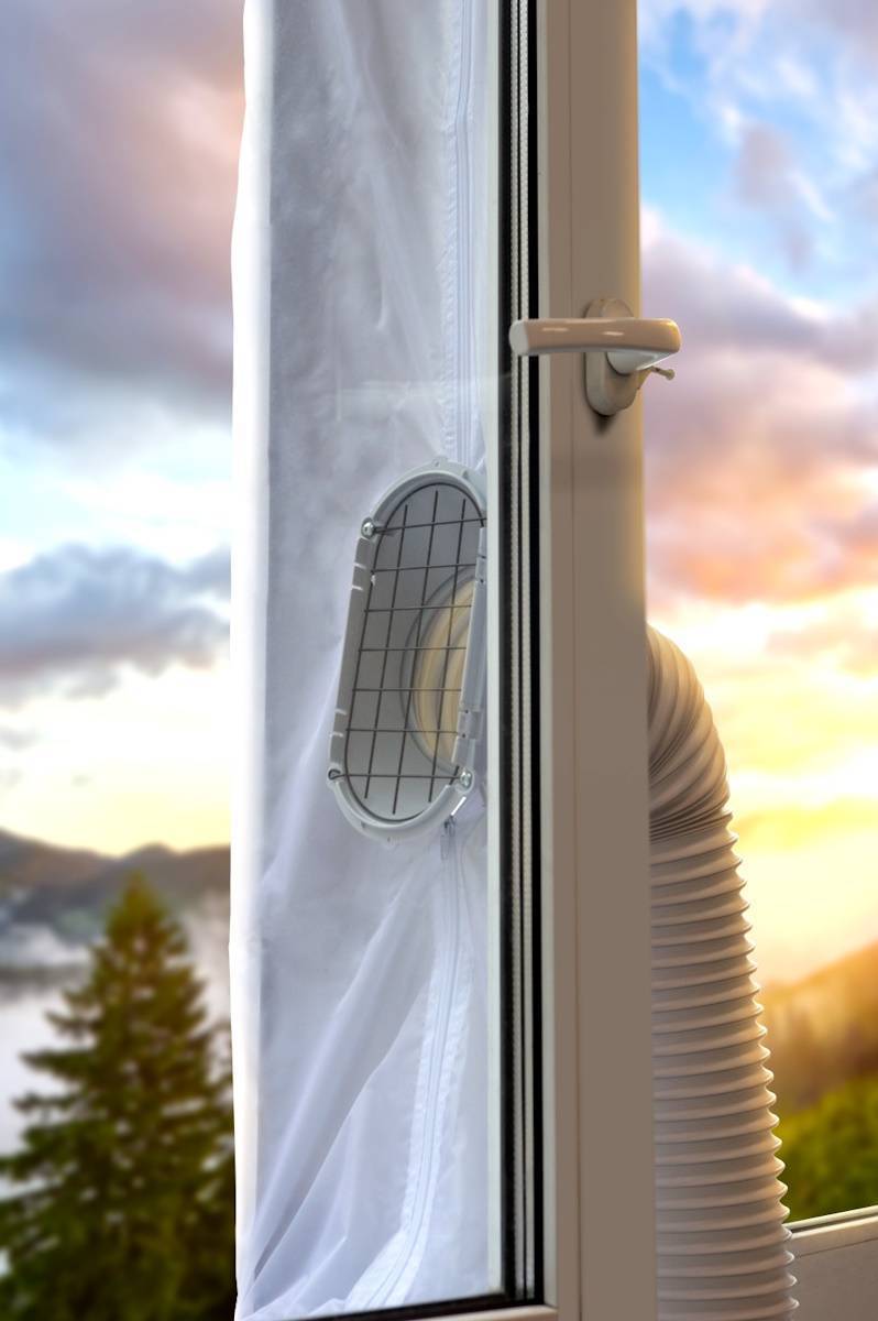 Оконный адаптер для мобильного кондиционера LAMPRECHT LA-WKS-04M