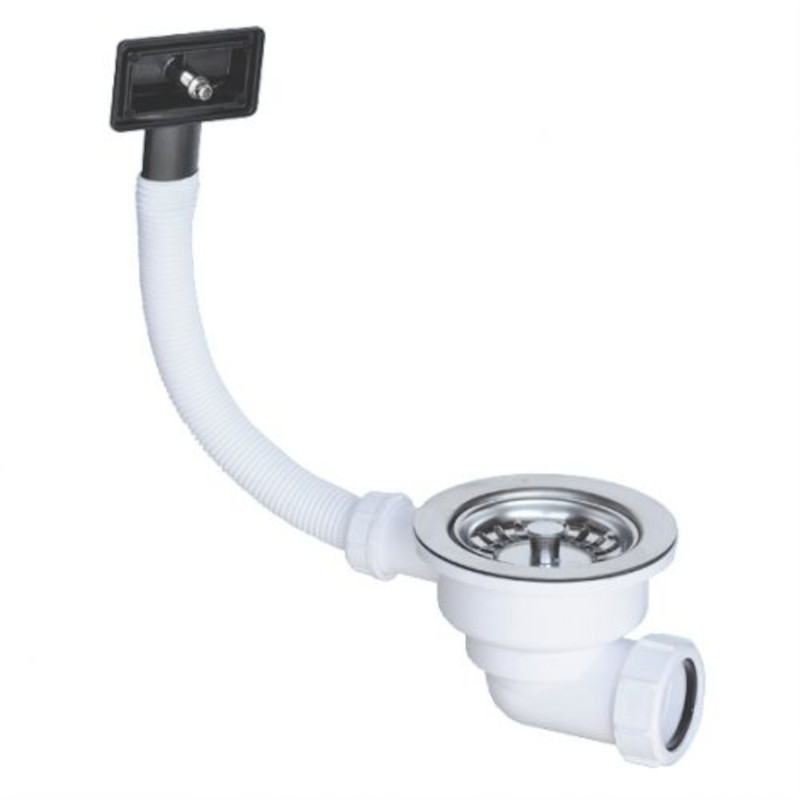 Слив-перелив для мойки McAlpine MRW7-23-P прямоугольное отверстие решетка 113 мм MRW7-23-P