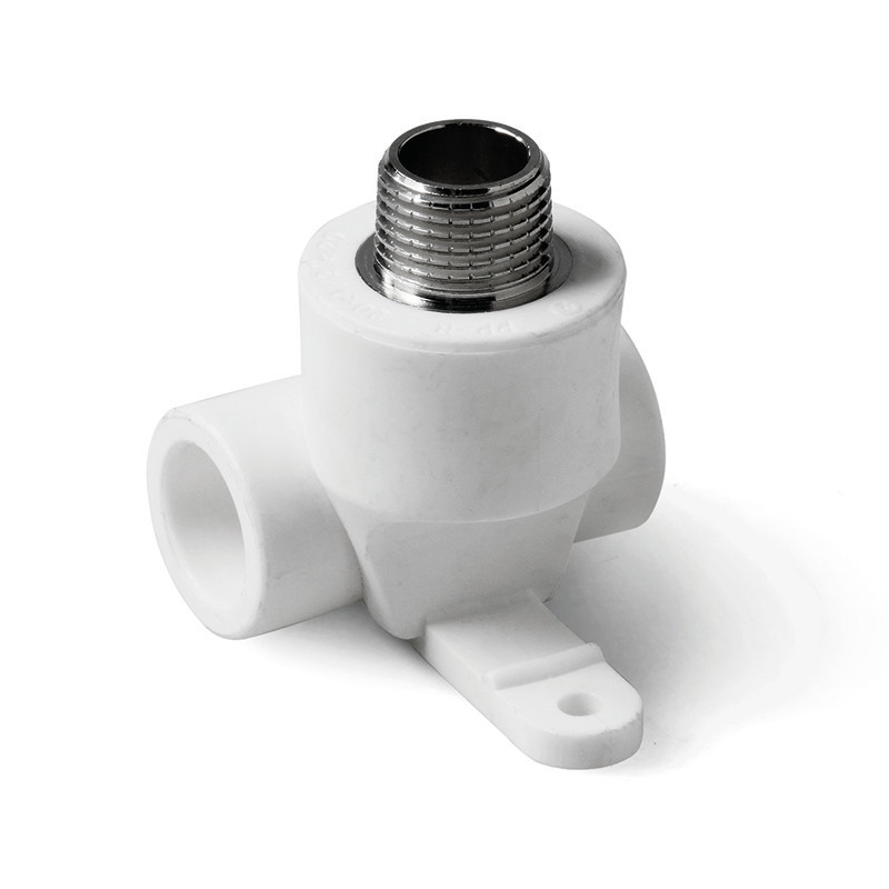 Уголок байпасный полипропиленовый для смесителя с наружной резьбой 20 х 1/2″