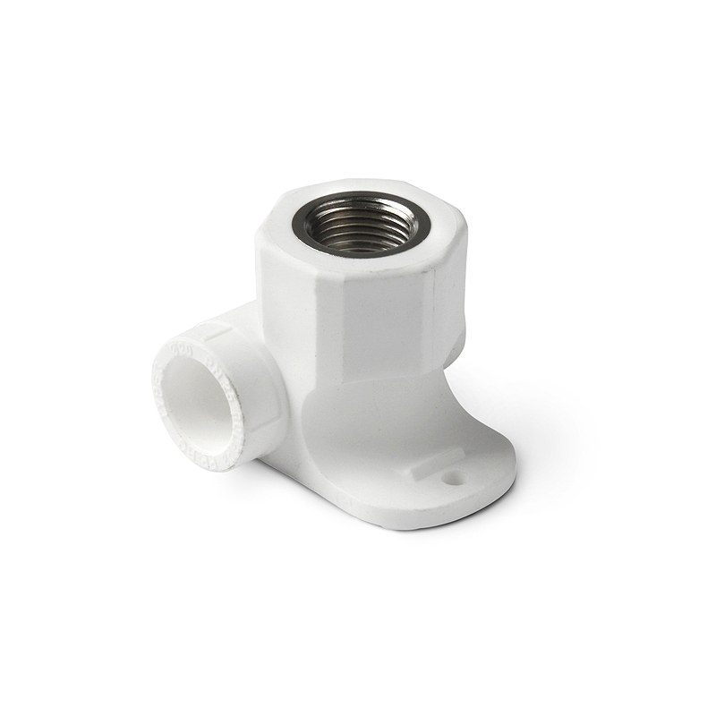 Уголок PPR байпасный для смесителя с внутренней резьбой, БЕЛЫЙ
