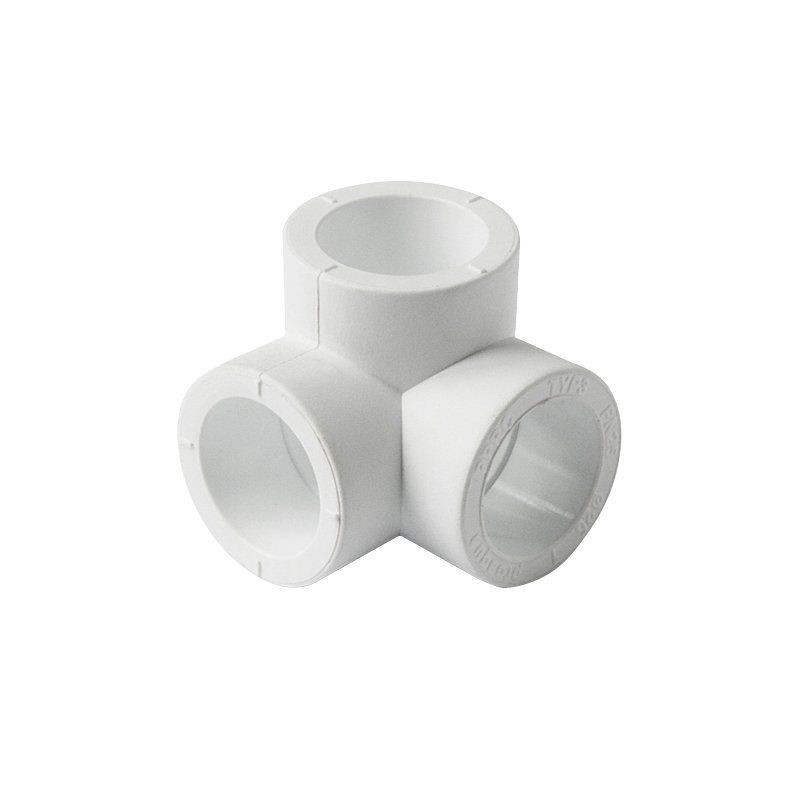 PP-R Тройник двухплоскостной Белый  25