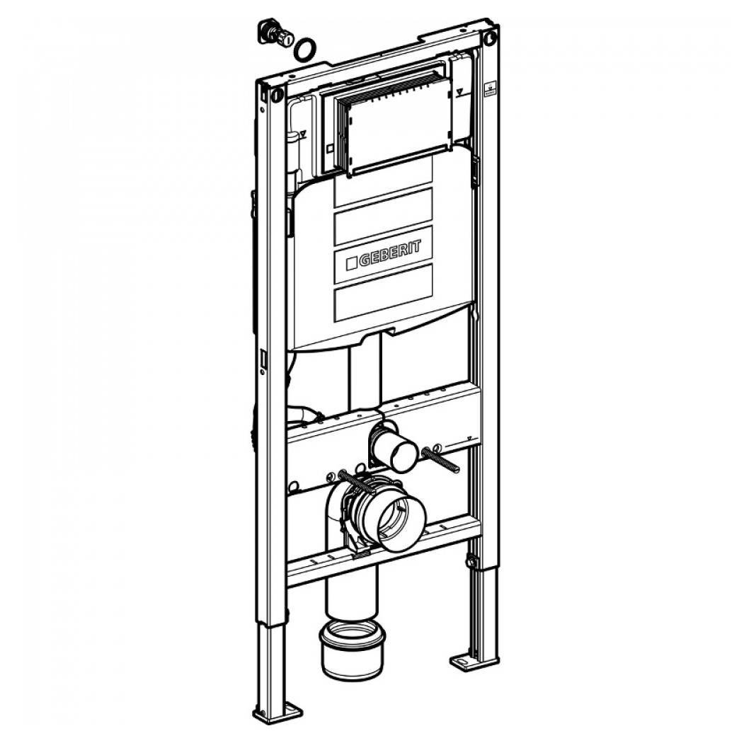 Система инсталляции для унитаза Geberit Duofix 112 см отдельностоящая усиленная 111.380.00.5